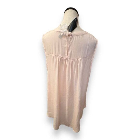 🆕 NWT Women’s torrid 2 Pearl Blush Pink Georgette Cage Front Tank 18 20 2XL XXL - Picture 8 of 13